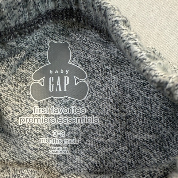 GAP Infant 3-piece Set - Navy, Gray, and Multicolor Stripes - Picture 7 of 7
